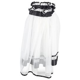 Comme Des Garcons Rüsch-Midi-Rock von Comme des Garçons aus weißem Polyamid Weiß