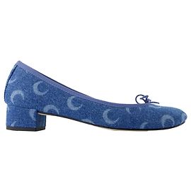 Bailarinas Camille - Marine Serre - Denim - Azul Azul