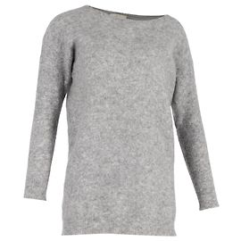 Gestrickter Pullover aus grauer Wolle von Acne Studios Grau