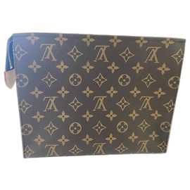 Bolso Louis Vuitton Marrón Oscuro Piel Marrón oscuro
