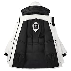 Canada Goose-Parka Trillium Black Label white polar star-Black,White