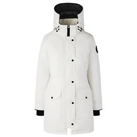 Canada Goose Parka Trillium Black Label white polar star Black White