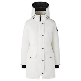 Canada Goose-Parka Trillium Black Label white polar star-Black,White