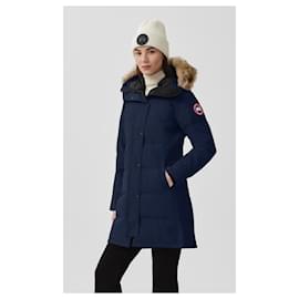 Canada Goose-Shelburne Heritage Parka Atlantic Blue-Blue
