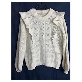 SéZane-Pull Sézane vintage style-Eggshell