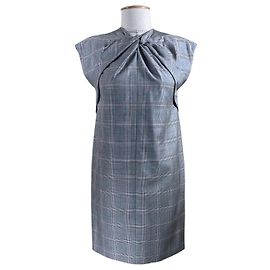 Vestido Gucci de seda e lã Multicor
