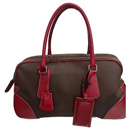 Prada Bolsa Marrom