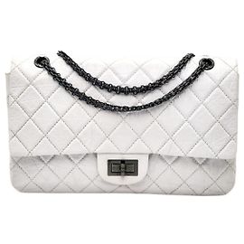 Sac à dos Chanel 2.55 Reissue Maxi Double Flap Gris