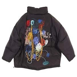 Fendi-Fendi Polyester Down Jacket Black Multicolor-Other