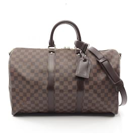 Louis Vuitton-Louis Vuitton Damier Keepall Bandouliere 45 Bag-Brown