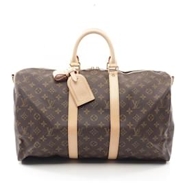 Louis Vuitton-Louis Vuitton Monogram Keepall Bandouliere 45 Bag-Brown