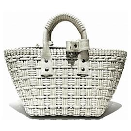Balenciaga-Balenciaga Bistro Basket XS Shoulder Bag-Grey