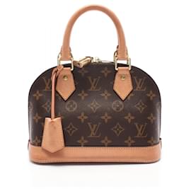 Louis Vuitton-Louis Vuitton Alma BB Monogram Handbag M53152-Brown