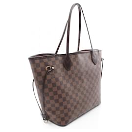 Louis Vuitton-Louis Vuitton Neverfull MM Damier Ebene Tote Bag-Brown