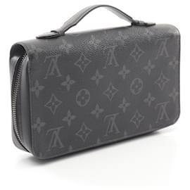 Louis Vuitton-Louis Vuitton Zippy XL Monogram Eclipse Wallet M61698-Black