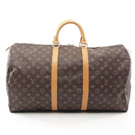 Louis Vuitton-Louis Vuitton Keepall 55 Boston Bag Monogram-Brown