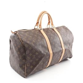 Louis Vuitton-Louis Vuitton Keepall 50 Boston Bag Monogram-Brown