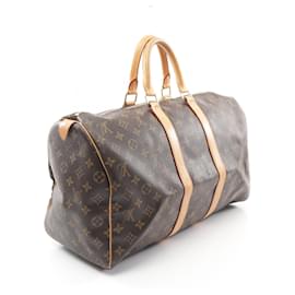 Louis Vuitton-Louis Vuitton Keepall 45 Boston Bag Monogram-Brown