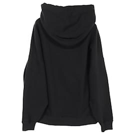 Fendi-Fendi Cotton FF Baguette Hoodie FY1218AX2H-Black