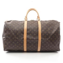 Louis Vuitton-Louis Vuitton Keepall 55 Boston Bag Monogram-Brown