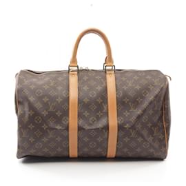Louis Vuitton-Louis Vuitton Keepall 45 Boston Bag Monogram-Brown