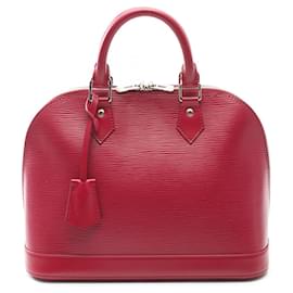 Louis Vuitton-Louis Vuitton Alma PM Leather Handbag M40490-Pink