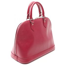 Louis Vuitton-Louis Vuitton Alma PM Leather Handbag M40490-Pink