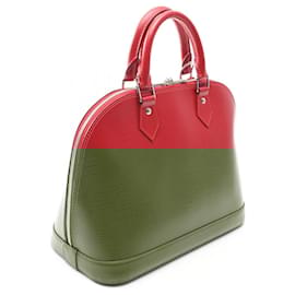 Louis Vuitton-Louis Vuitton Alma Epi Red Leather Handbag M4058E-Red