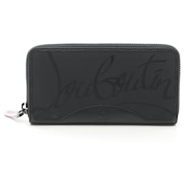 Christian Louboutin-Christian Louboutin PANETTONE Leather Wallet-Black