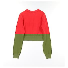 Fendi-Fendi x Marc Jacobs Red Cotton Sweatshirt FS7948-Red