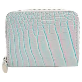 Louis Vuitton-Louis Vuitton Crocodile Zippy Coin Purse N80913-Green