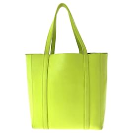 Balenciaga-Balenciaga Leather Tote Bag 2way-Yellow
