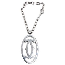 Portachiavi in metallo 2C Charm Cartier 500028 Argento