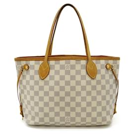 Louis Vuitton-Louis Vuitton Damier Azur Neverfull PM Tote Bag-Beige
