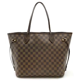 Louis Vuitton-Louis Vuitton Damier Neverfull MM Tote Bag N51105-Brown