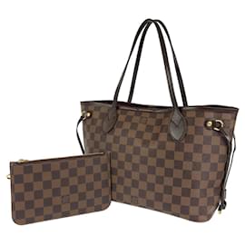 Louis Vuitton-Louis Vuitton Damier Neverfull PM Tote Bag-Brown