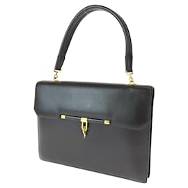 Hermès-Hermes Vintage Paroniere Leather Handbag-Brown