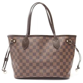 Louis Vuitton-Louis Vuitton Neverfull PM Damier Ebene Tote Bag-Brown