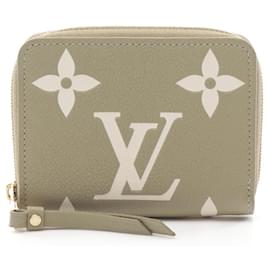 Louis Vuitton-Louis Vuitton Leather Zippy Coin Purse Monogram M82448-Green