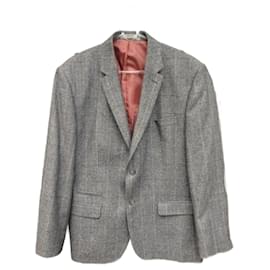 Autre Marque Cambridge Jacket Grey Wool Polyester Grey