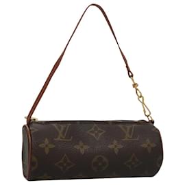 Louis Vuitton-LOUIS VUITTON Monogram Papillon Pouch LV Auth 105891-Monogram