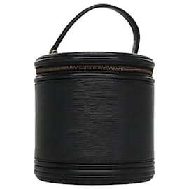 Louis Vuitton-LOUIS VUITTON Epi Cannes Hand Bag Black M48032 LV Auth bs21138-Black