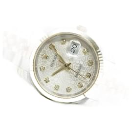 Rolex-ROLEX Datejust SS xYG combination computer Dial 116233 Mens-Silvery