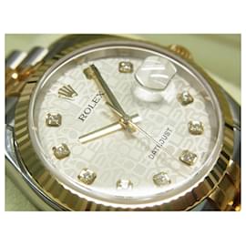 Rolex-ROLEX Datejust SS xYG combination computer Dial 116233 Mens-Silvery