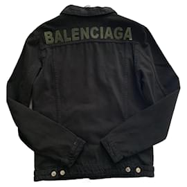 Balenciaga-Blazers Jackets-Black,Olive green