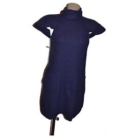 Love Moschino purple wool blend mini dress Dark purple
