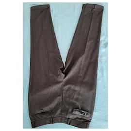 René Lezard-Pants-Dark grey
