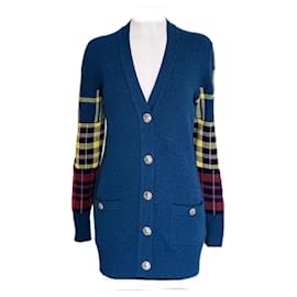 Chanel-Paris  / Edinburgh Tartan Sleeves Cardigan 38 FR-Multiple colors