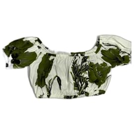 Dolce & Gabbana-Poppy printed top-White