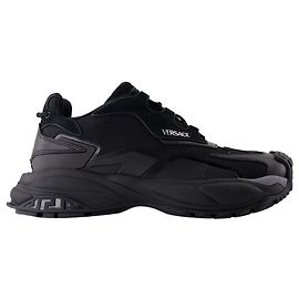 Sneakers basse - Versace - Pelle - Nero Nero